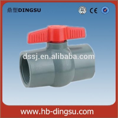 1/2 inch grey pvc thread ball valve